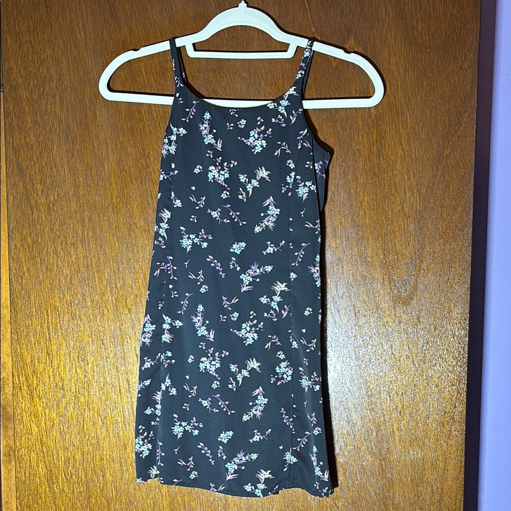Abercrombie Kids Black Spaghetti Strap Dress - Picture 1 of 7